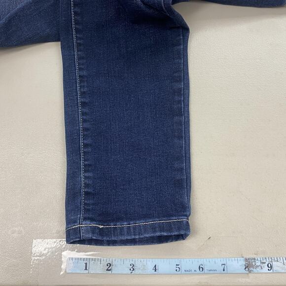 KanCan Jeans Womens 13/30 Blue Dark Wash Mid Rise Slim Straight KCT254LDJ 32x30 - Picture 8 of 15